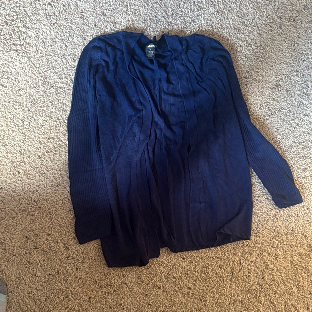 89th & Madison Deep Blue Knit Top